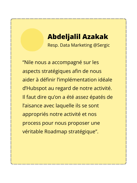 Témoignage Abdeljalil Azakak - Cergic Témoignage Abdeljalil Azakak - Cergic