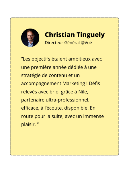 Témoignage Voé - Christian Tinguely Témoignage Voé - Christian Tinguely